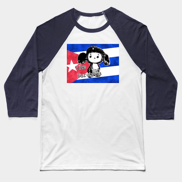 Che Burashka Baseball T-Shirt by EHEL